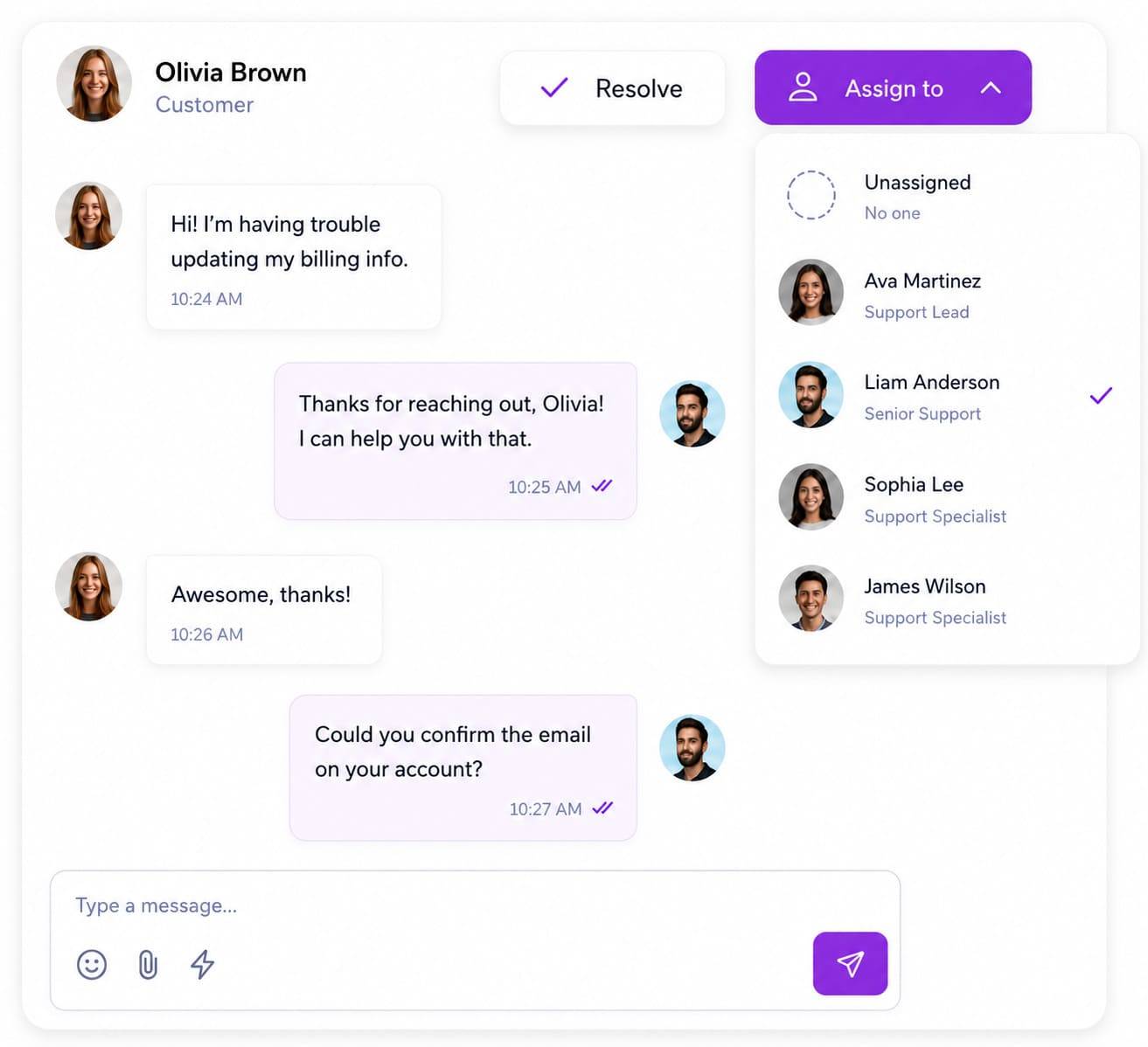 GeneX WhatsApp Business API smart assignment preview